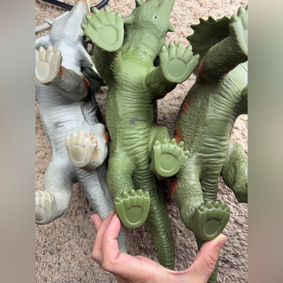 Triceratops Toys R Us Figure Large Dinosaur 16.5” Rubber/soft PVC figure. - Picture 11 of 11